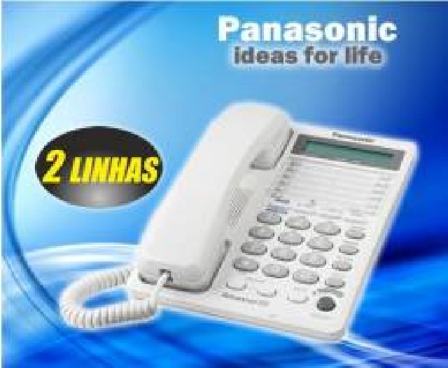 Foto 1 - Telefone para 2 Linhas - Panasonic